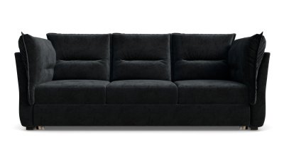 Диван-кровать, набор Д3, ткань Сенсей Black Onyx