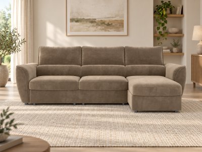 Диван-кровать, набор 3, ткань Noel Beige