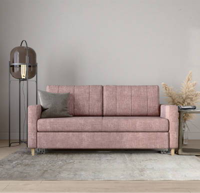 Кресло-кровать, ширина 160 см, ткань Palermo Ash Rose