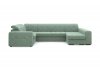 Диван-кровать, набор 11, ткань Сенсей (Scratch resistance) Mist Green