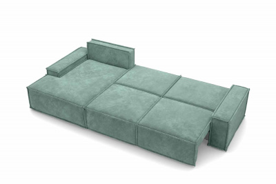 Угловой диван-кровать, набор 450, ткань Монро Mineral Blue