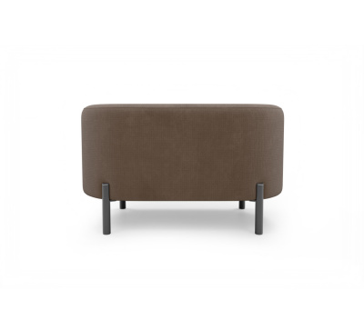 Пуф, высокие ножки, ткань Crown Taupe