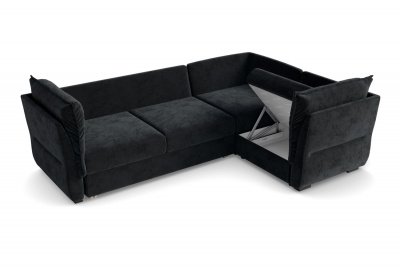 Диван-кровать, набор 2, ткань Сенсей Black Onyx