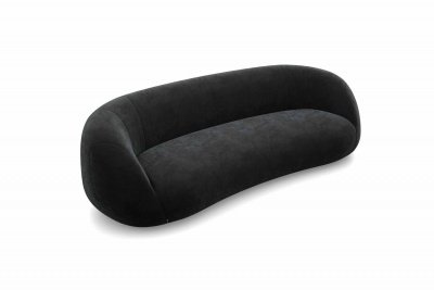Диван, набор Д3, ткань Сенсей (Scratch resistance) Black Onyx