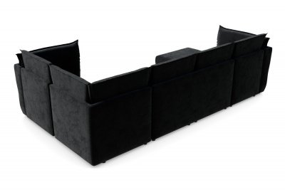 Диван-кровать, набор 1, ткань Сенсей Black Onyx