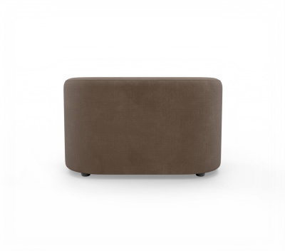 Пуф, низкие ножки, ткань Crown Taupe